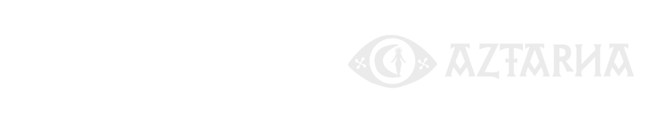 Logotipo Aztarna Design en negativo.